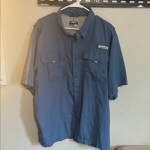 Habitat Blue Casual Button Down Shirt